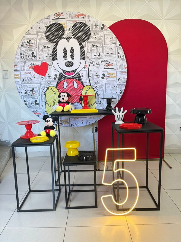 Mickey Mesas Ferro Luxo