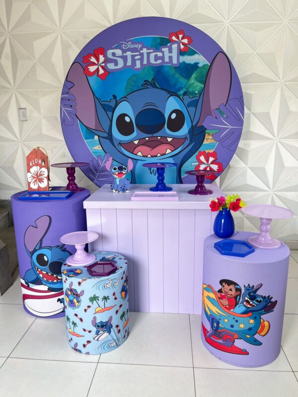 Stitch Lilás Kit Festejar