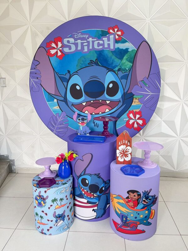 Stitch Lilás Kit Celebrar