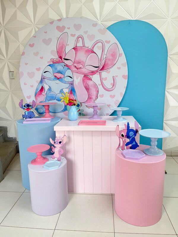 Stitch Rosa Kit Luxo