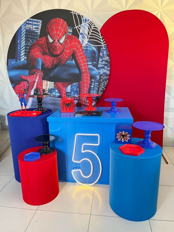 Homem Aranha Kit Luxo Led