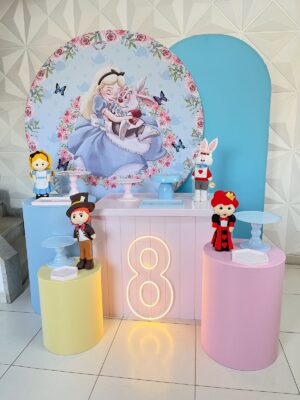 Alice no País das Maravilhas Kit Luxo Led