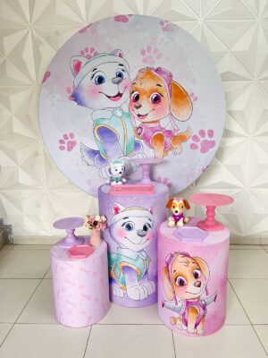 Patrulha Canina Rosa Kit Celebrar