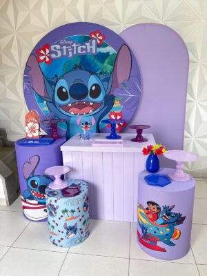 Stitch Roxo Kit Luxo