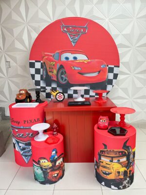 Carros Vermelho Kit Festejar