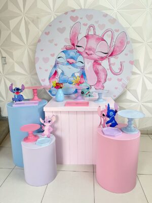 Stitch Rosa Kit Festejar