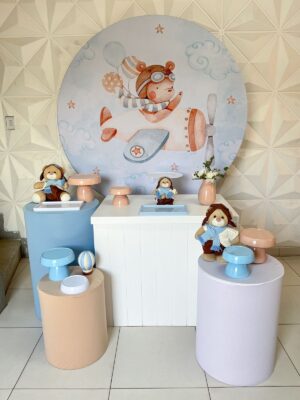 Ursinho Aviador Kit Festejar