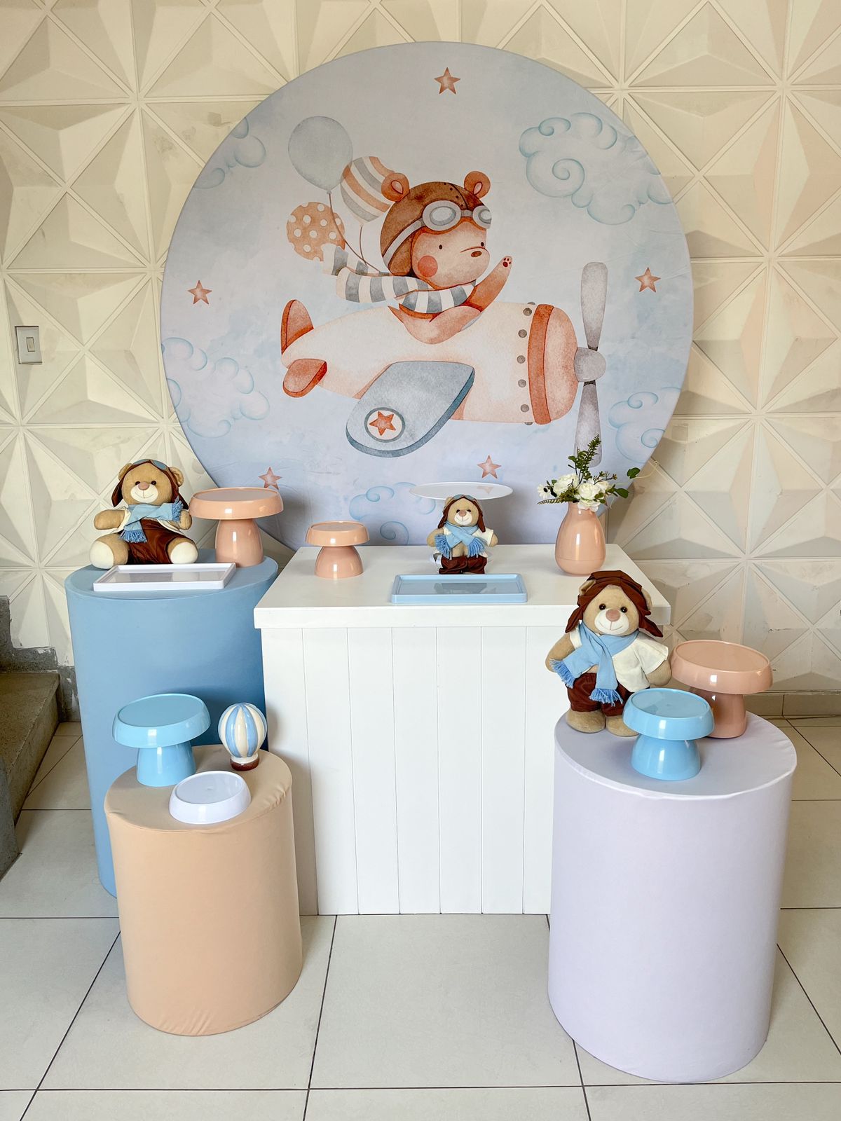 Ursinho Aviador Kit Festejar