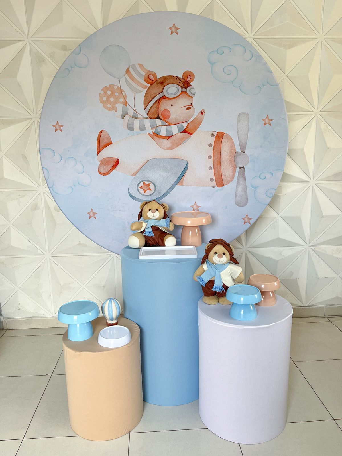 Ursinho Aviador Kit Celebrar