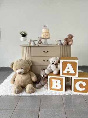 Ursinhos Cômoda Bege