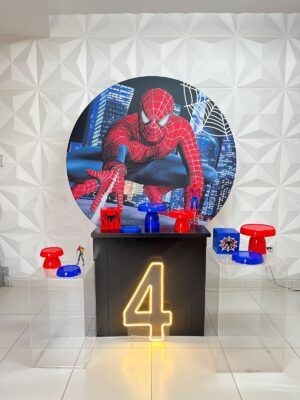 Homem Aranha Cubos Led