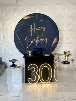 Happy Birthday Cubos Led