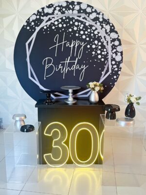 Happy Birthday 2 Cubos Led