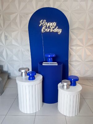 Happy Birthday Azul e Branco