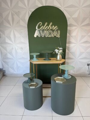 Verde e Dourado Celebre a Vida