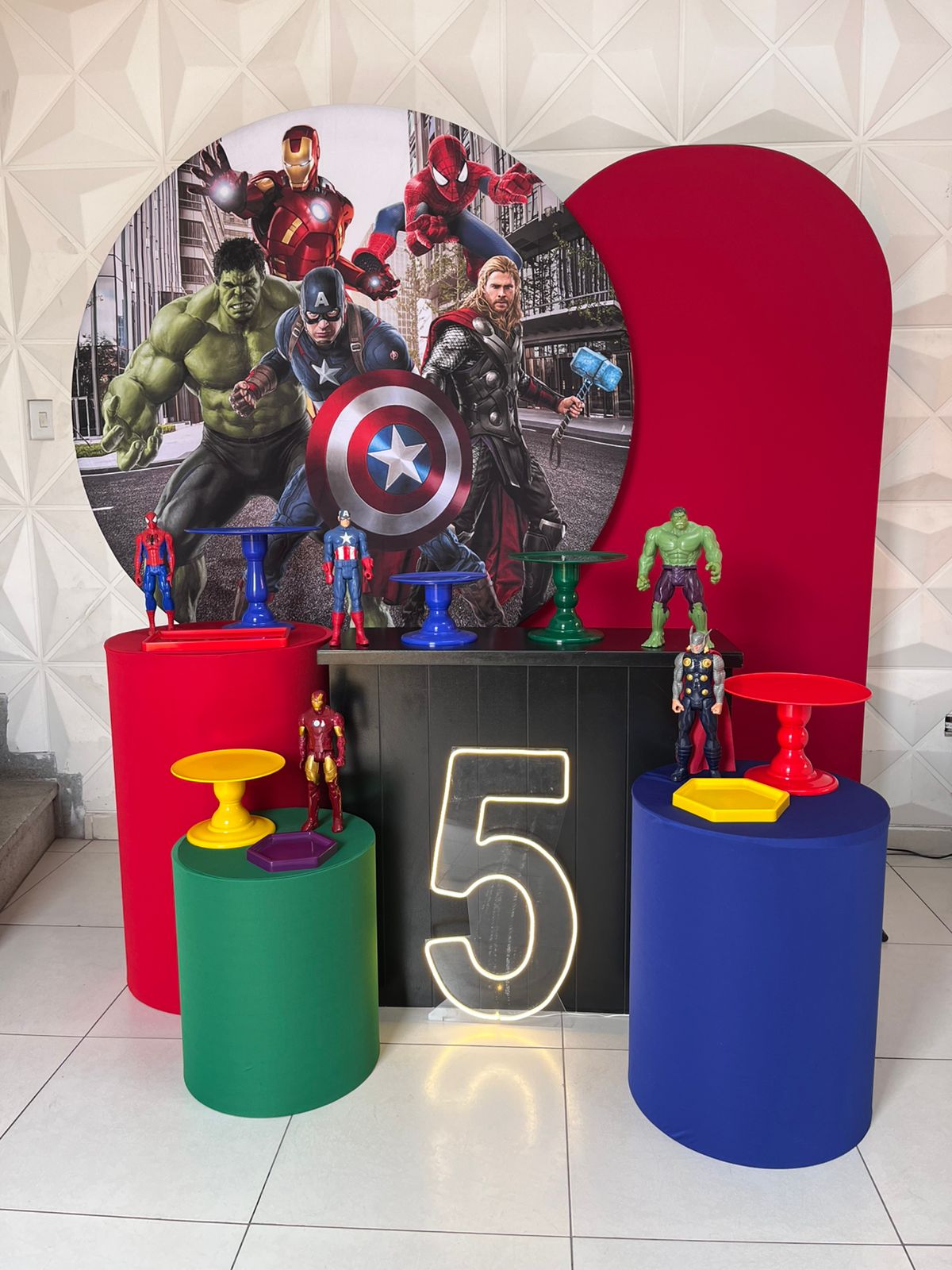 Vingadores Kit Luxo Led