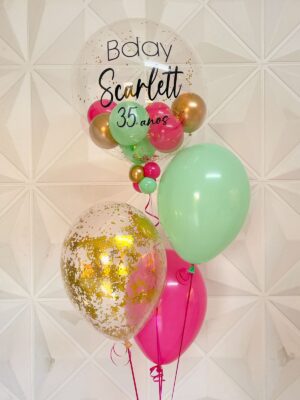 Bubble Gás Hélio + Látex 3x