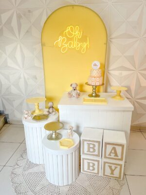 Chá de Bebê Amarelo G