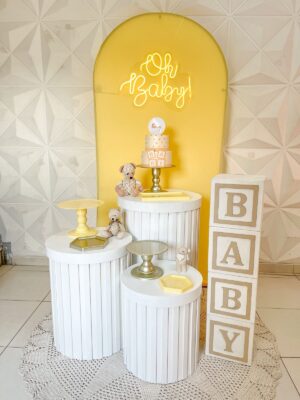 Chá de Bebê Amarelo