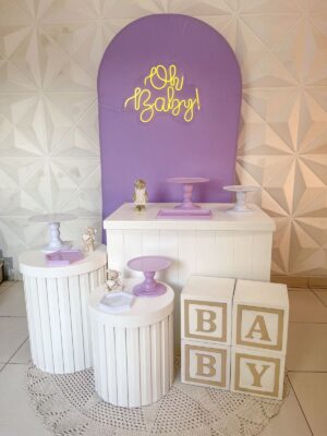 Chá de Bebê Lilás G