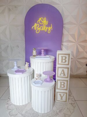 Chá de Bebê Lilás