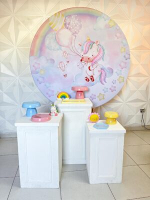 Unicórnio Cubos Boiserie