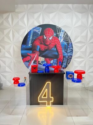 Homem Aranha Acrílico Led